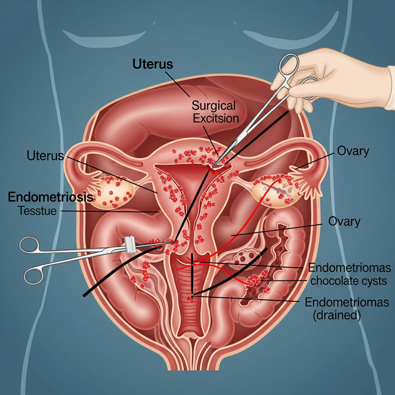 Endometriosis Surgery Image Endometriosis Surgery Image